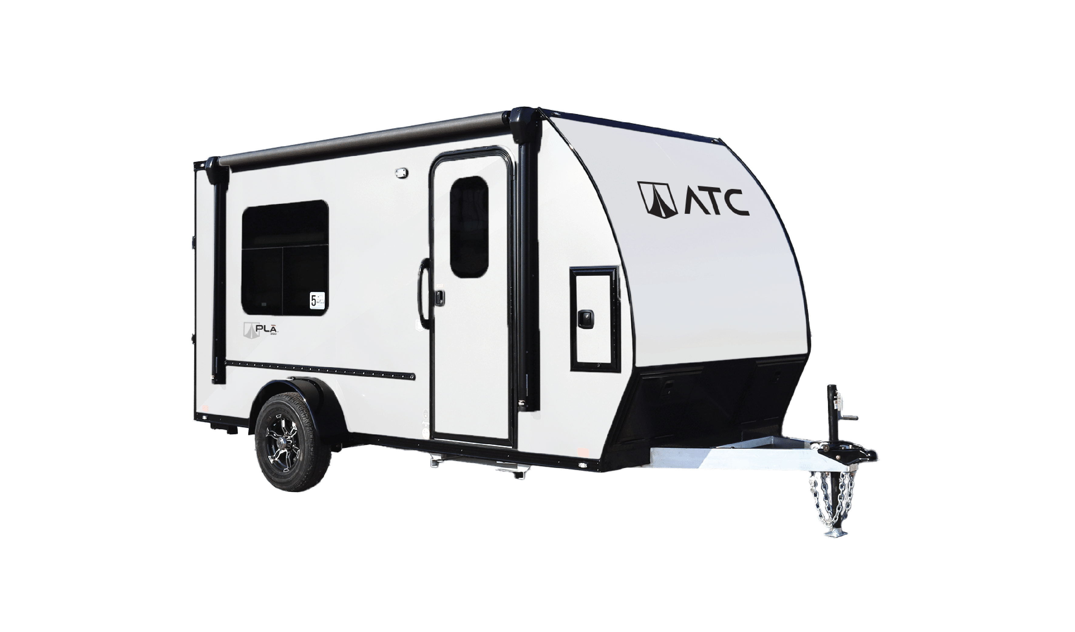Outline of an ATC Pla 350 toy hauler.